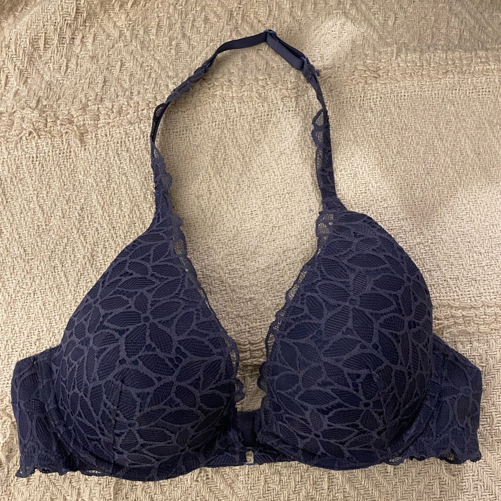Aerie Laced Underwire Halter Bra 34B